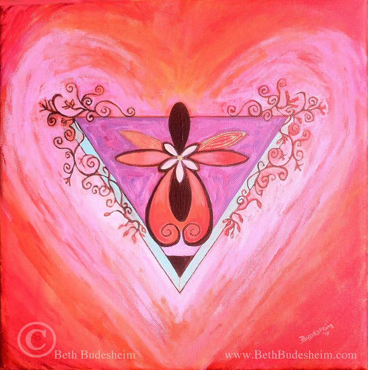 Intuitive Energy Painting Symbol