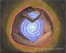 Conception spiritual love painting